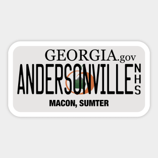 Andersonville National Historic Site license plate Sticker